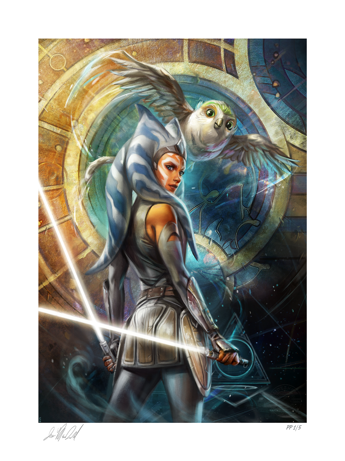 Ahsoka Tano and Morai: Old Friends Star Wars (Art Print)