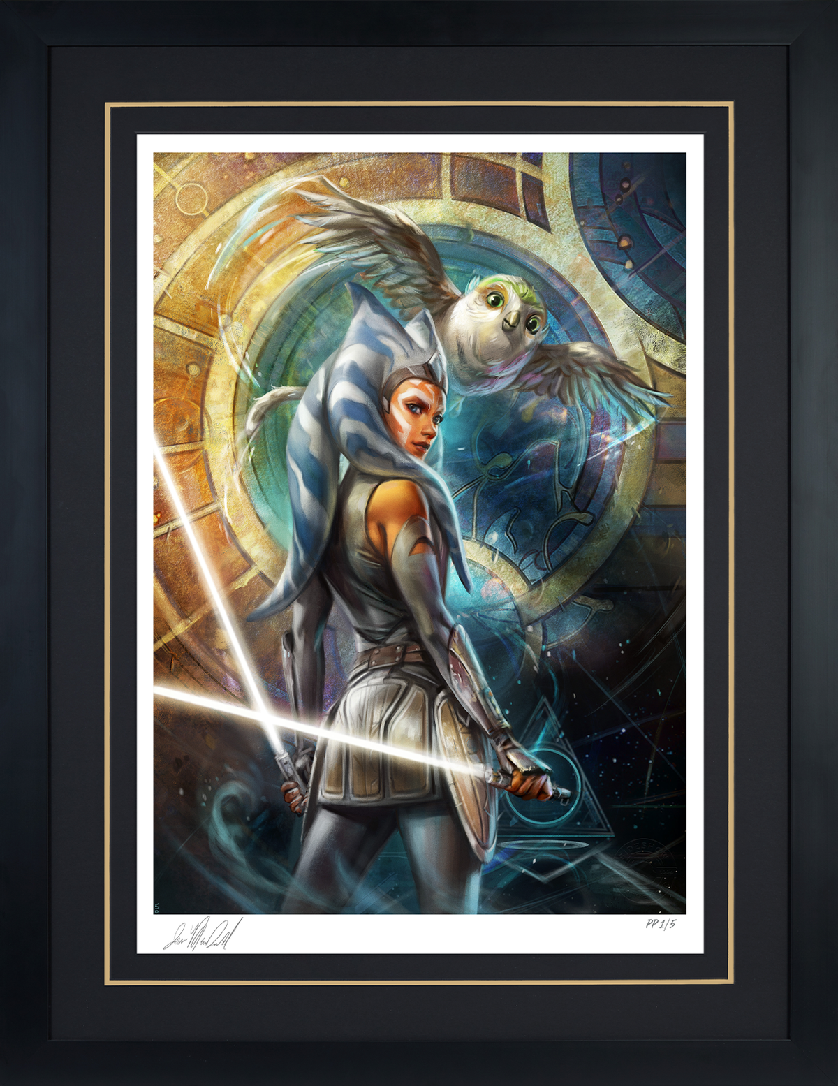 Ahsoka Tano and Morai: Old Friends Star Wars (Art Print)
