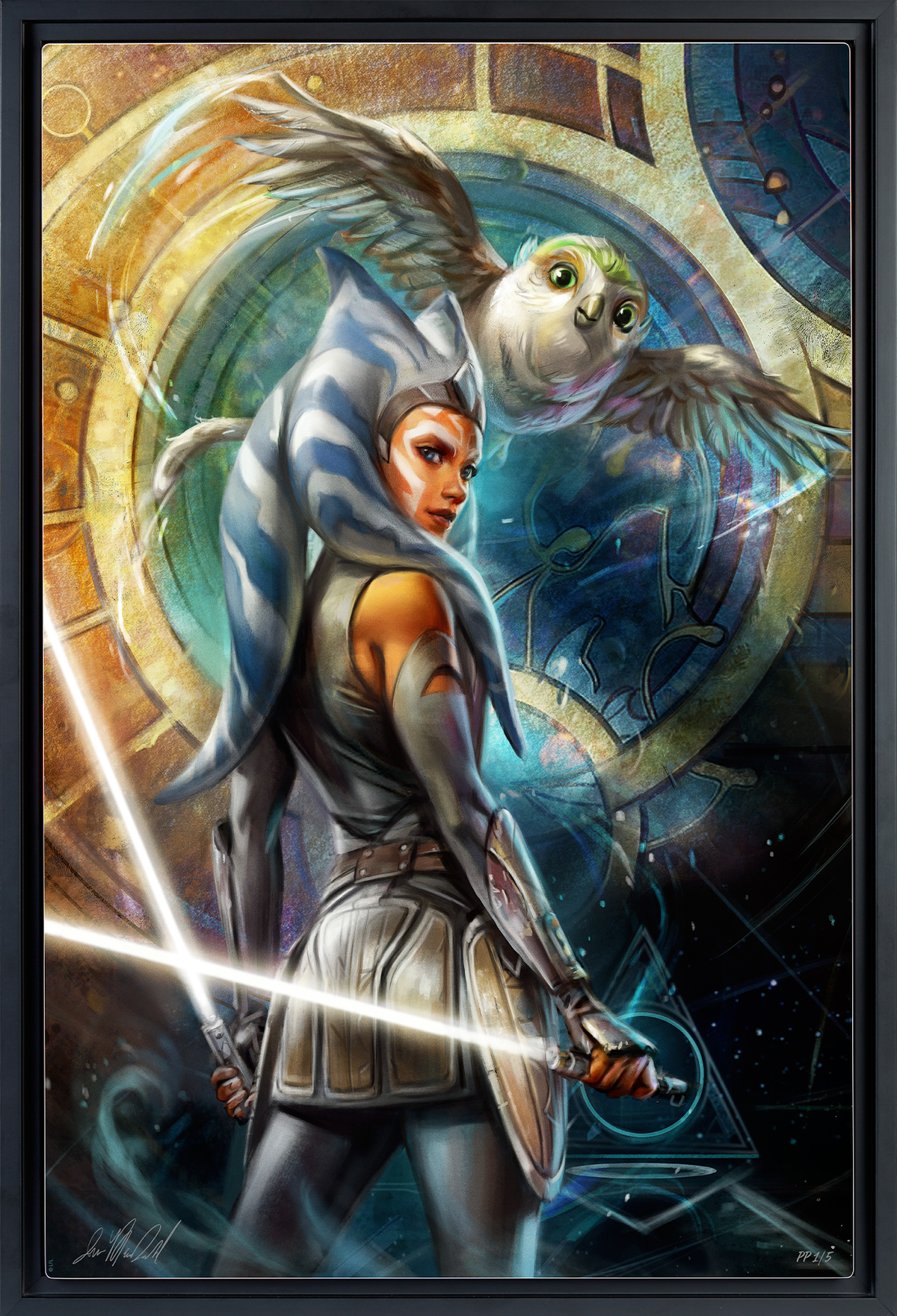Ahsoka Tano and Morai: Old Friends Star Wars (Art Print)