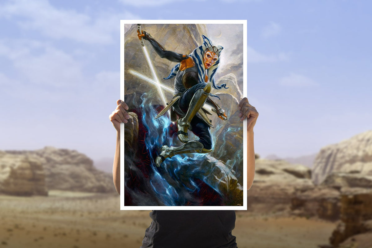 Ahsoka Tano: Hanging in the Balance Star Wars (Art Print)