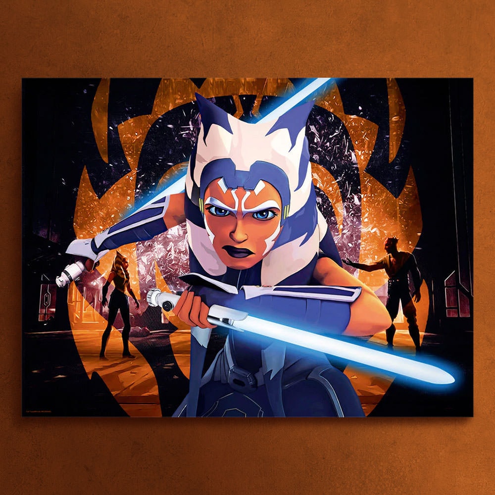 Ahsoka's Choice Star Wars Darth Maul Ahsoka Tano (Art Print)