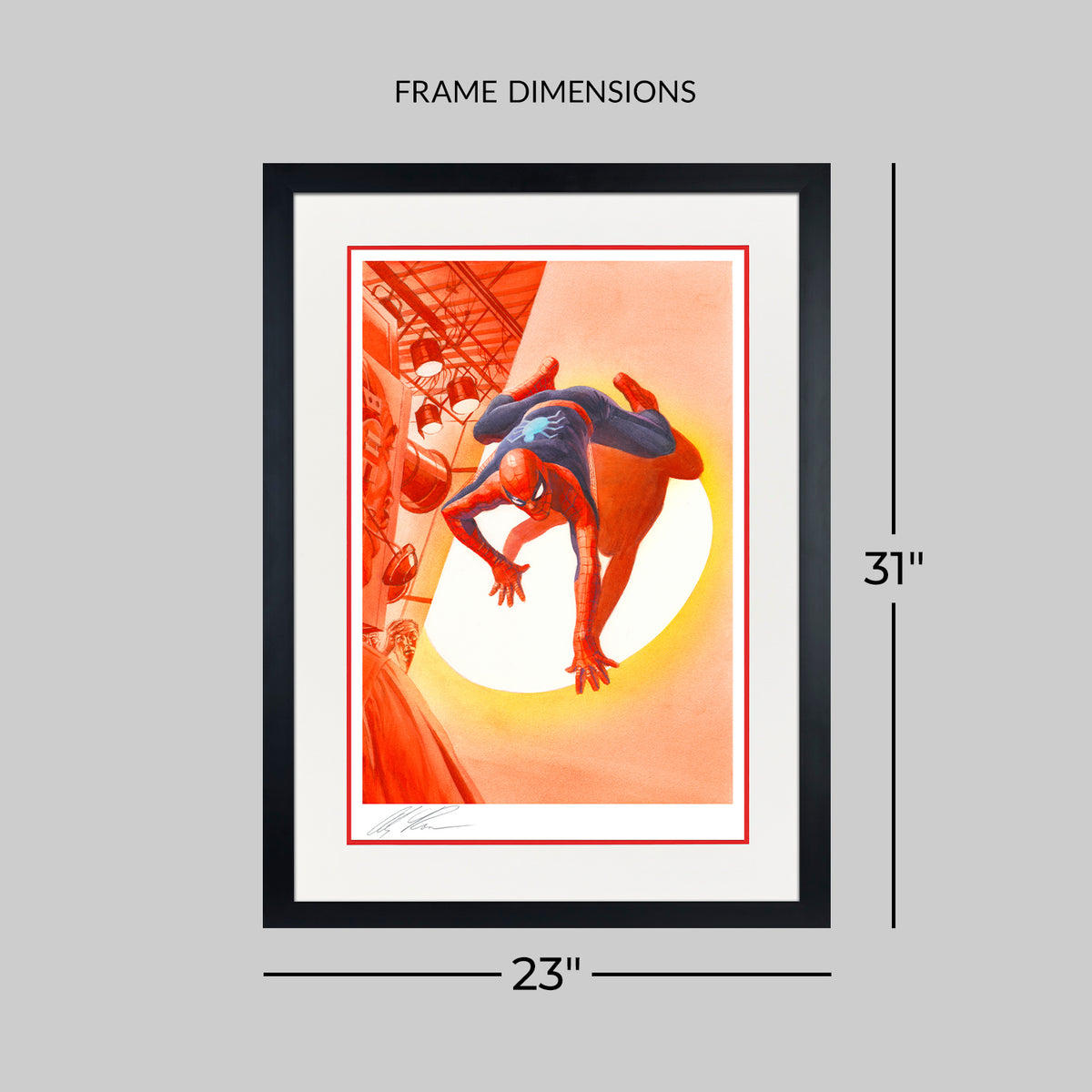 Dimensions: Spider-Man Marvel (Art Print)