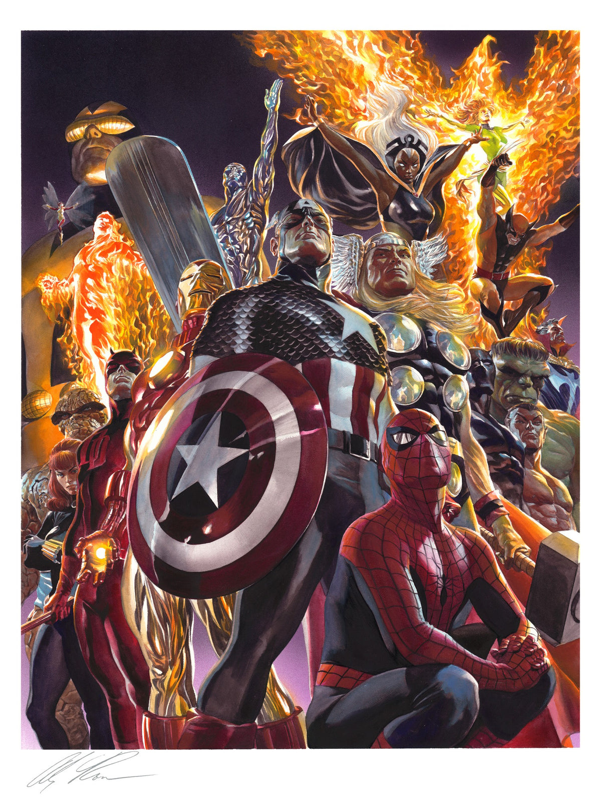 Dimensions: Strength in Numbers Marvel (Art Print)