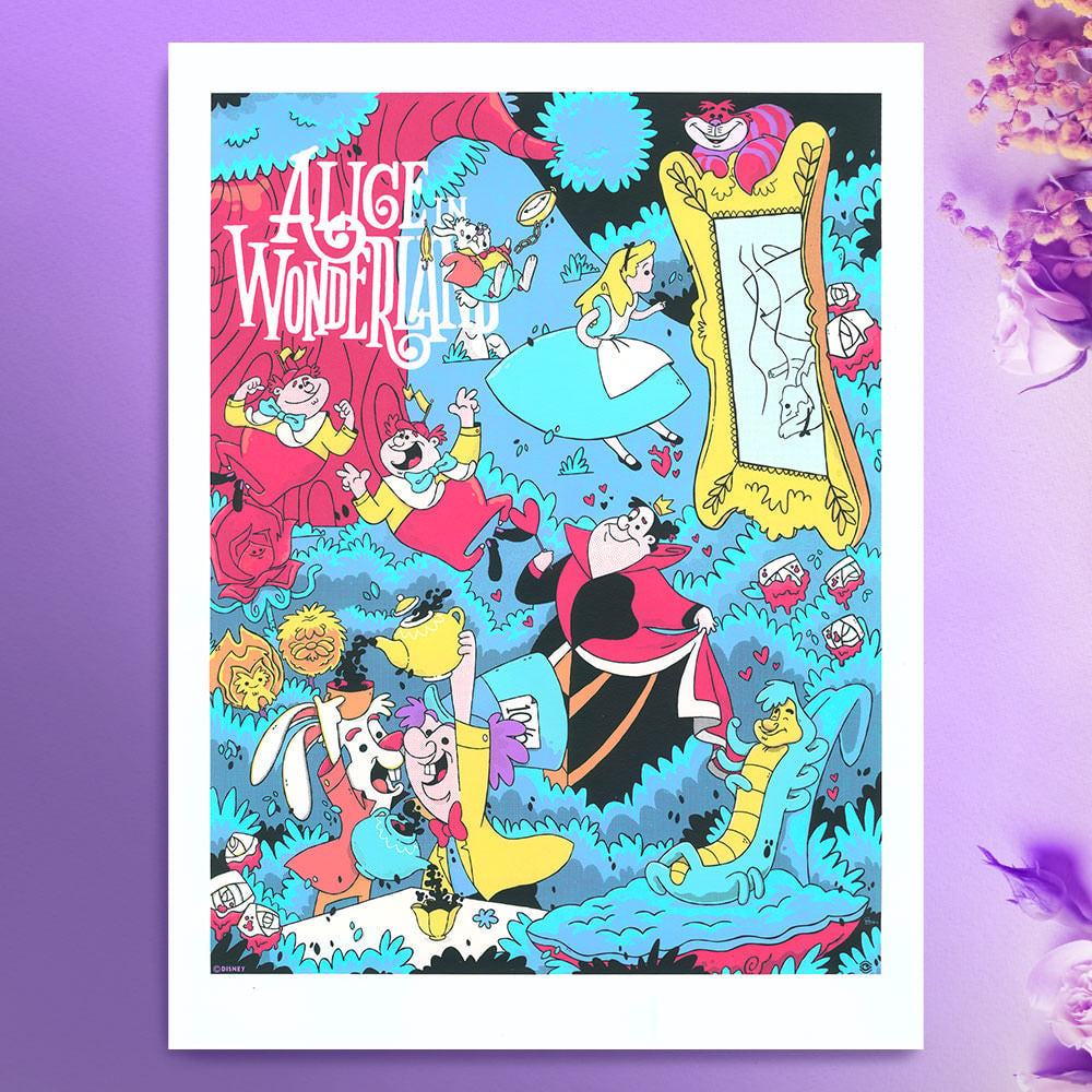 Alice in Wonderland Disney (Movie Poster)
