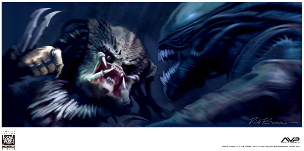 Alien vs. Predator #1 Alien Predator (Art Print)