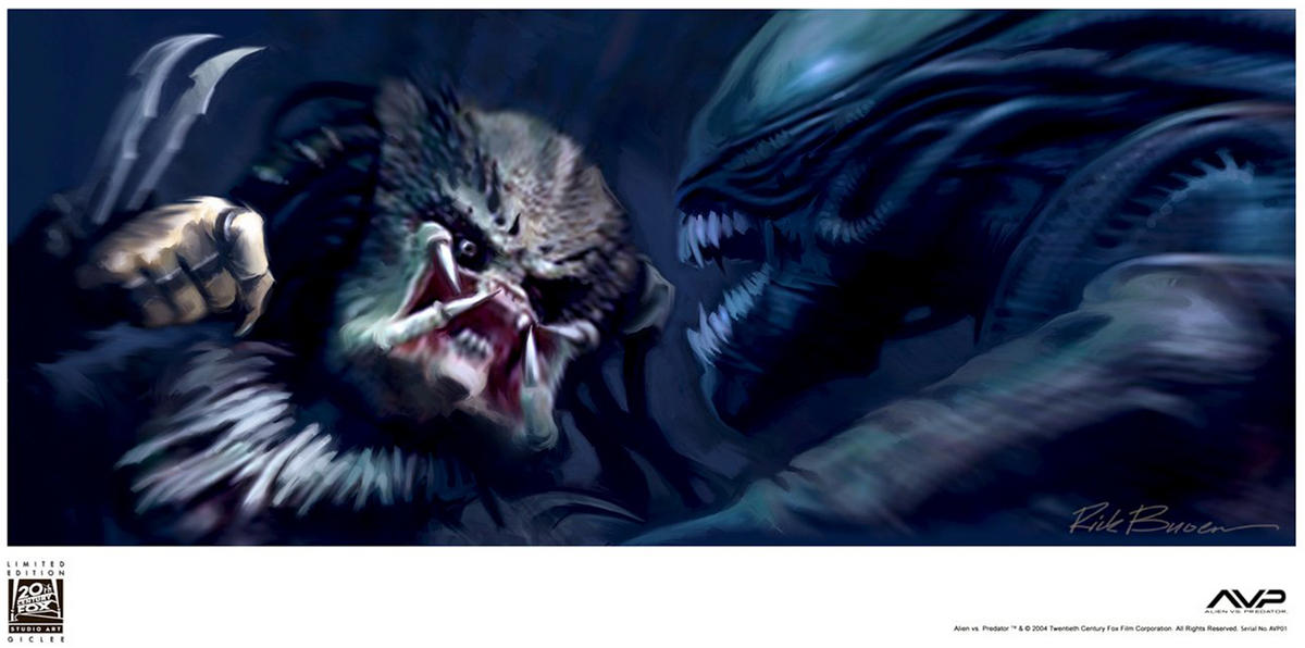 Alien vs. Predator #1 Alien Predator (Art Print)