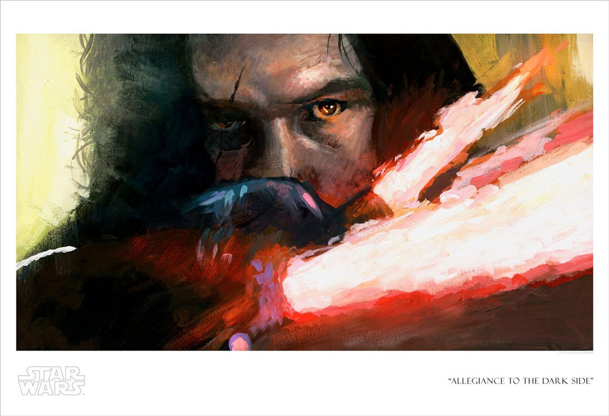 Allegiance to the Dark Side Star Wars Kylo Ren (Art Print)
