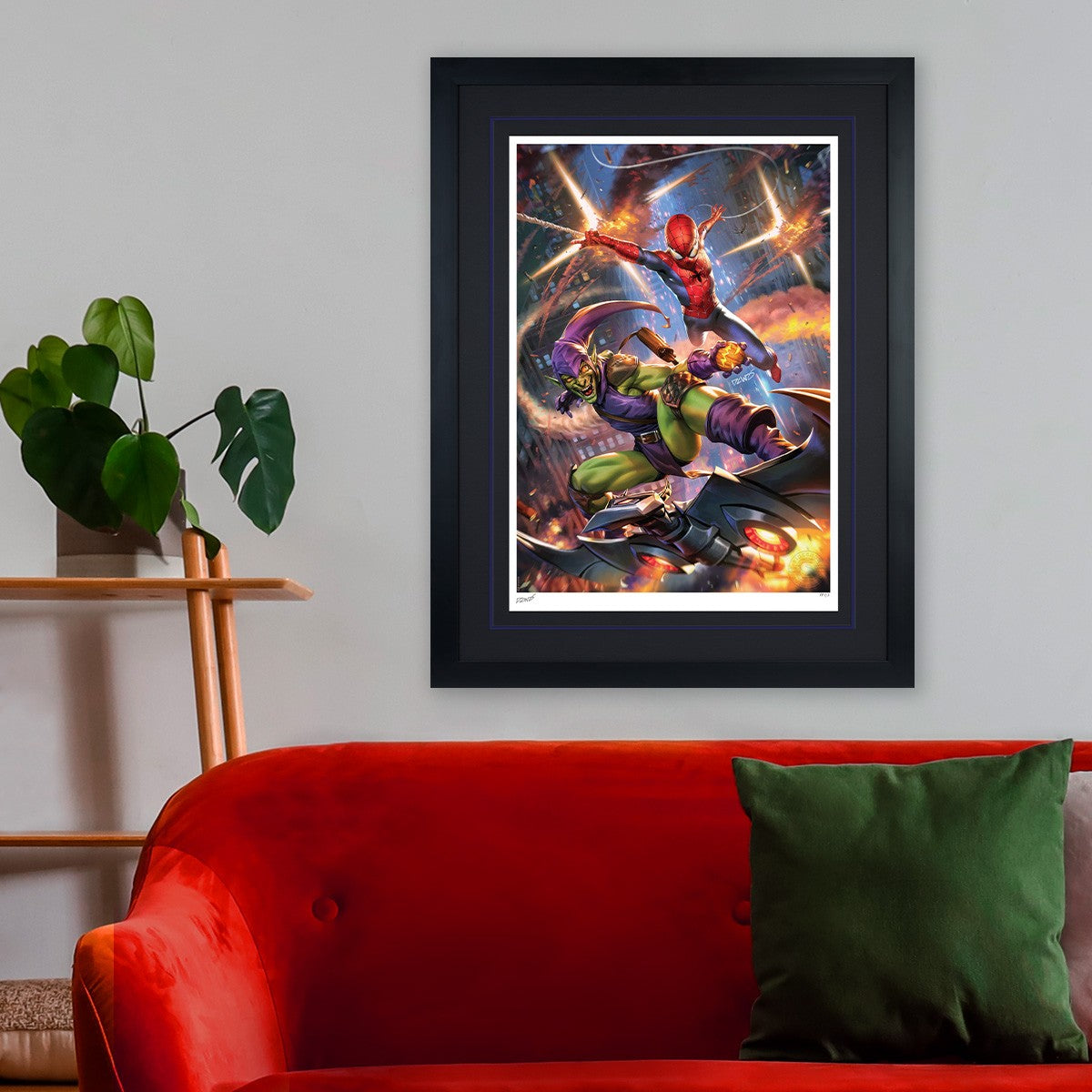 Amazing Spider-Man vs Green Goblin Marvel Green Goblin Spider-Man (Art Print)