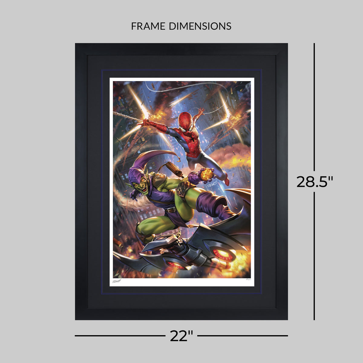 Amazing Spider-Man vs Green Goblin Marvel Green Goblin Spider-Man (Art Print)