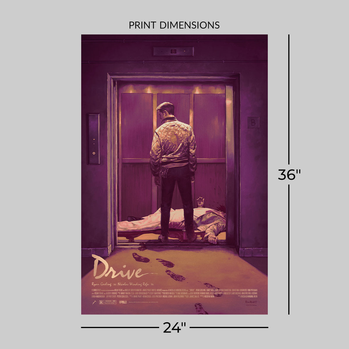 Drive (Varnish Regular) (Movie Poster)