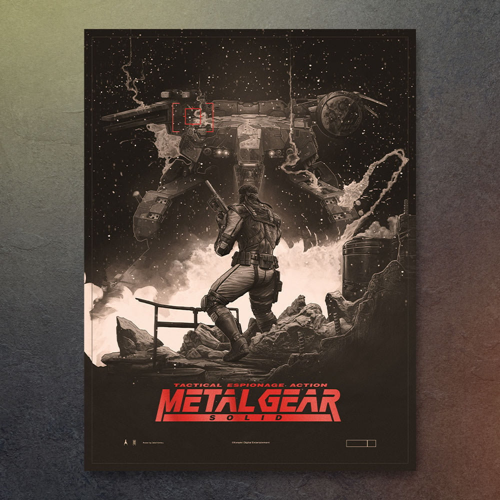 Metal Gear Solid Solid Snake (Art Print)