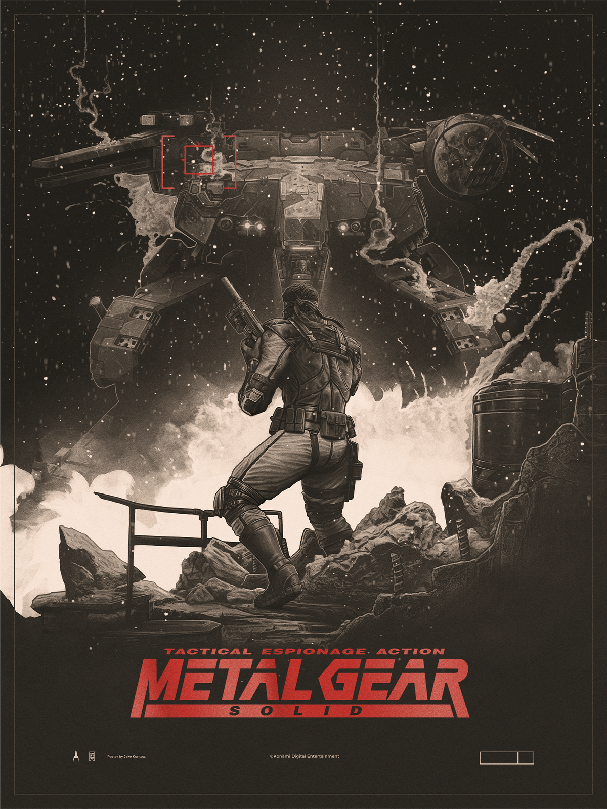 Metal Gear Solid Solid Snake (Art Print)