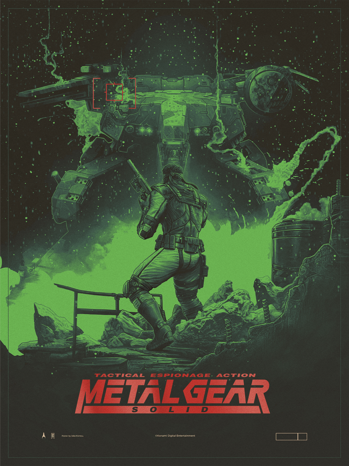 Metal Gear Solid Solid Snake (Art Print)