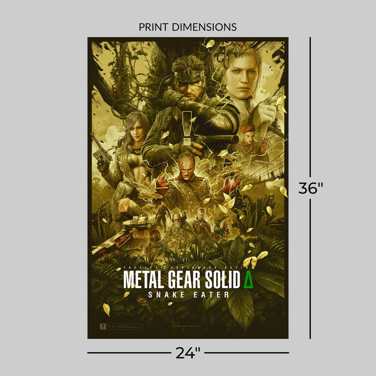 Metal Gear Solid Δ: Snake Eater (Varnish Master Edition) (Art Print)