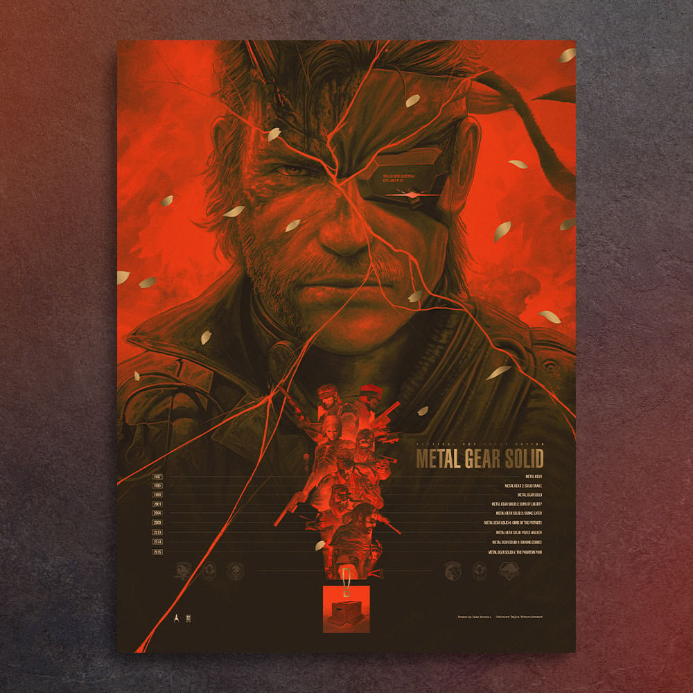 Metal Gear Solid Legacy Solid Snake (Art Print)