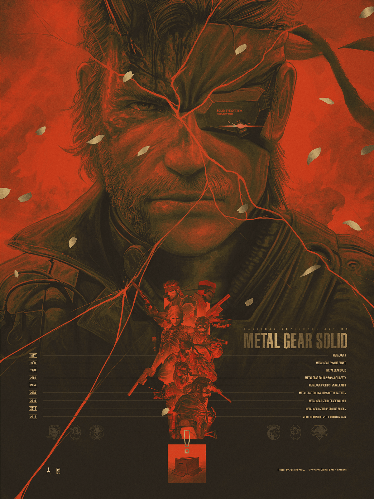 Metal Gear Solid Legacy Solid Snake (Art Print)