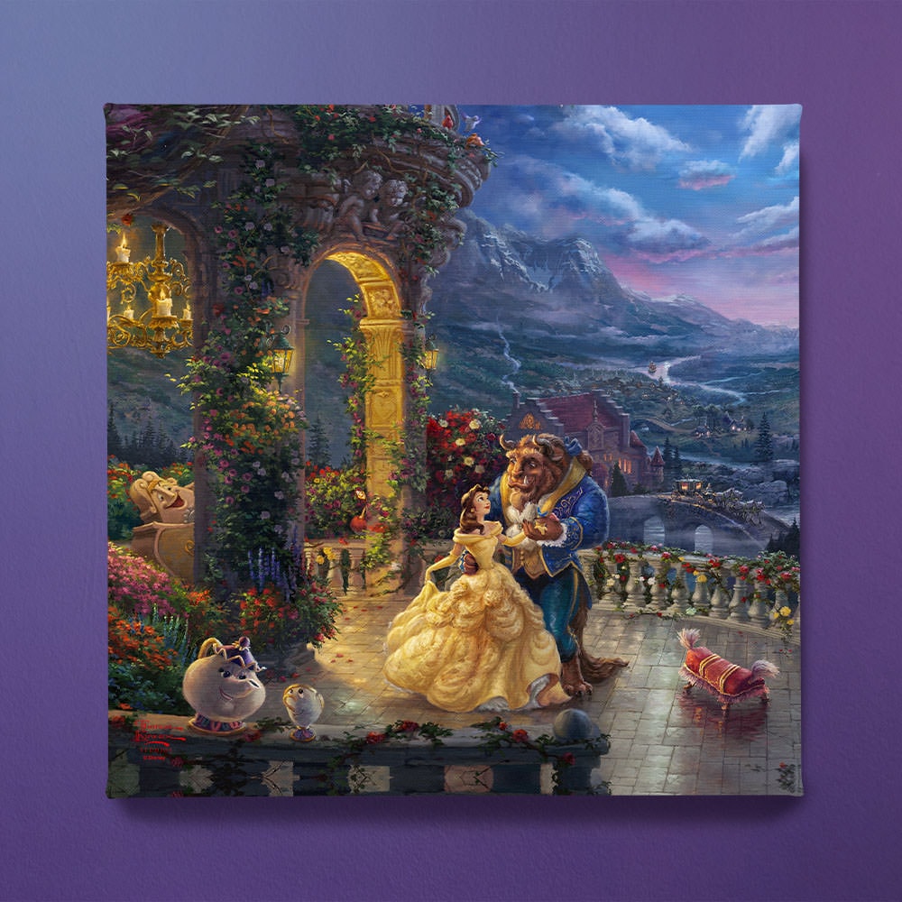 Beauty and the Beast Dancing in the Moonlight Disney & Pixar Belle Beast (Disney) (Art Print)