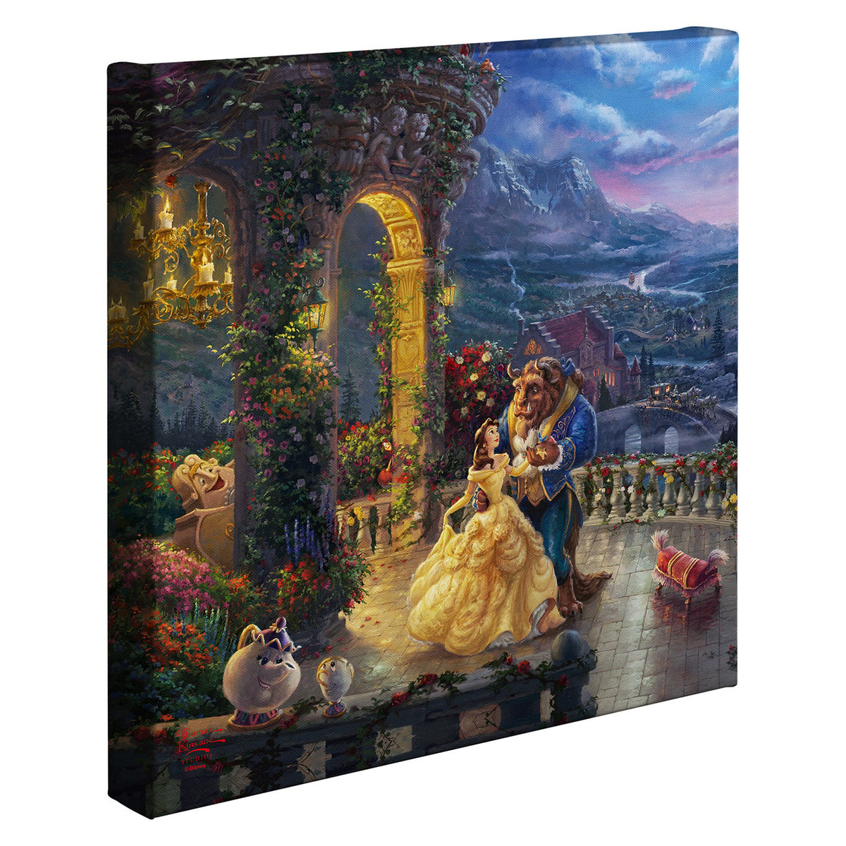 Beauty and the Beast Dancing in the Moonlight Disney & Pixar Belle Beast (Disney) (Art Print)