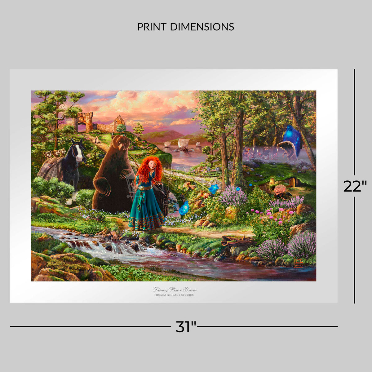 Brave Disney & Pixar Merida (Art Print)