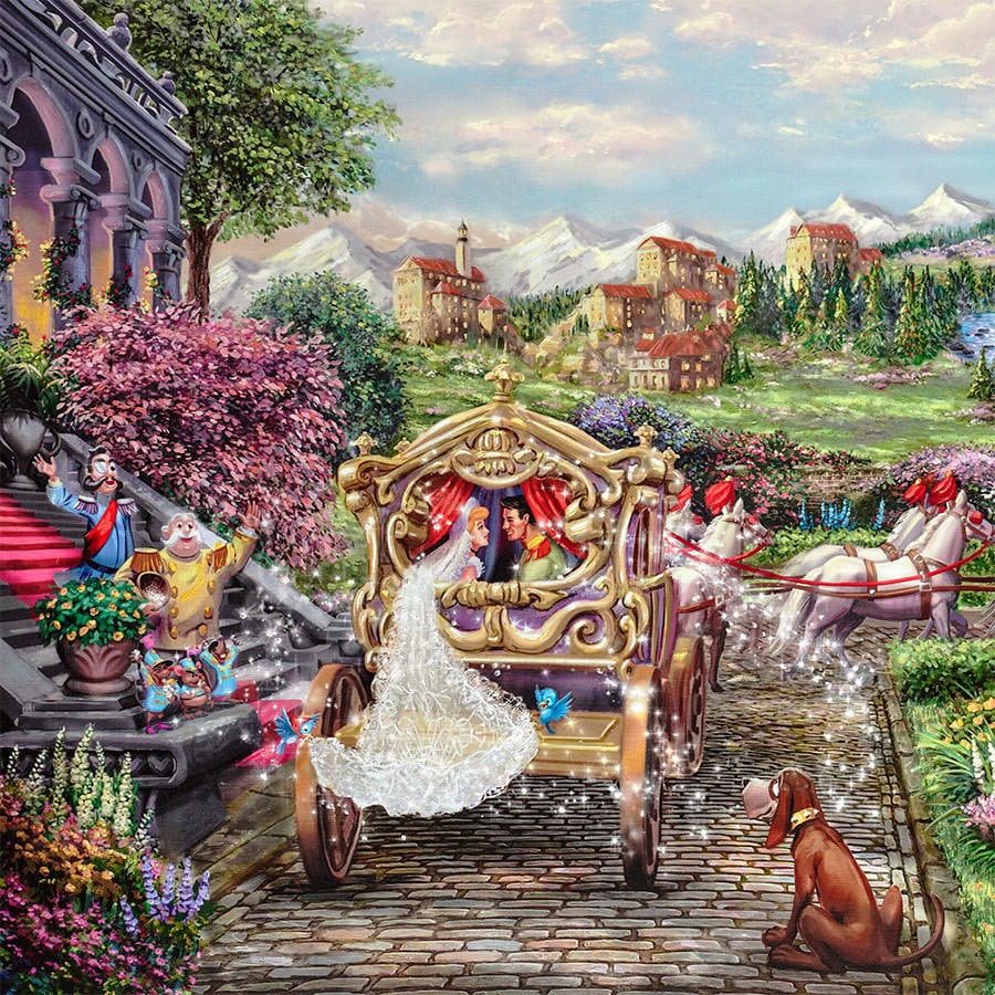 Cinderella Happily Ever After Disney & Pixar Cinderella Prince Charming (Art Print)