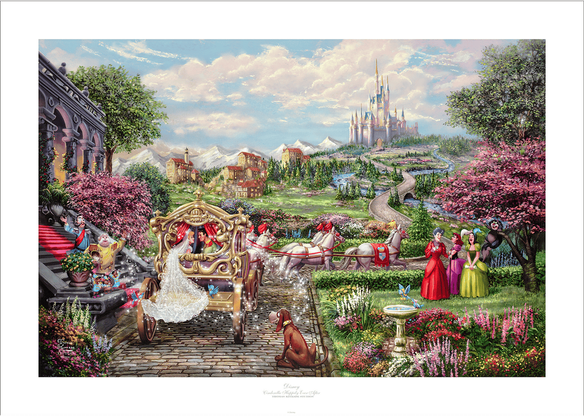 Cinderella Happily Ever After Disney & Pixar Cinderella Prince Charming (Art Print)