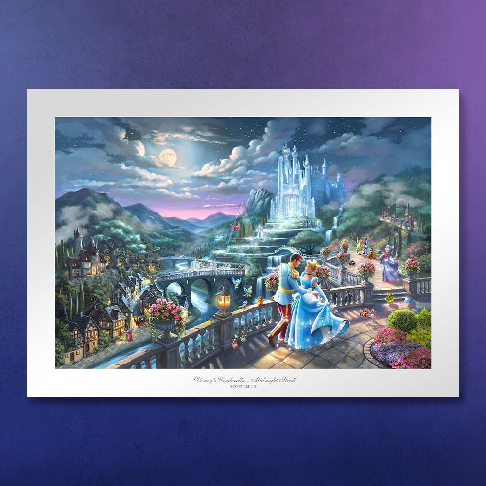 Cinderella - Midnight Stroll Disney & Pixar (Art Print)
