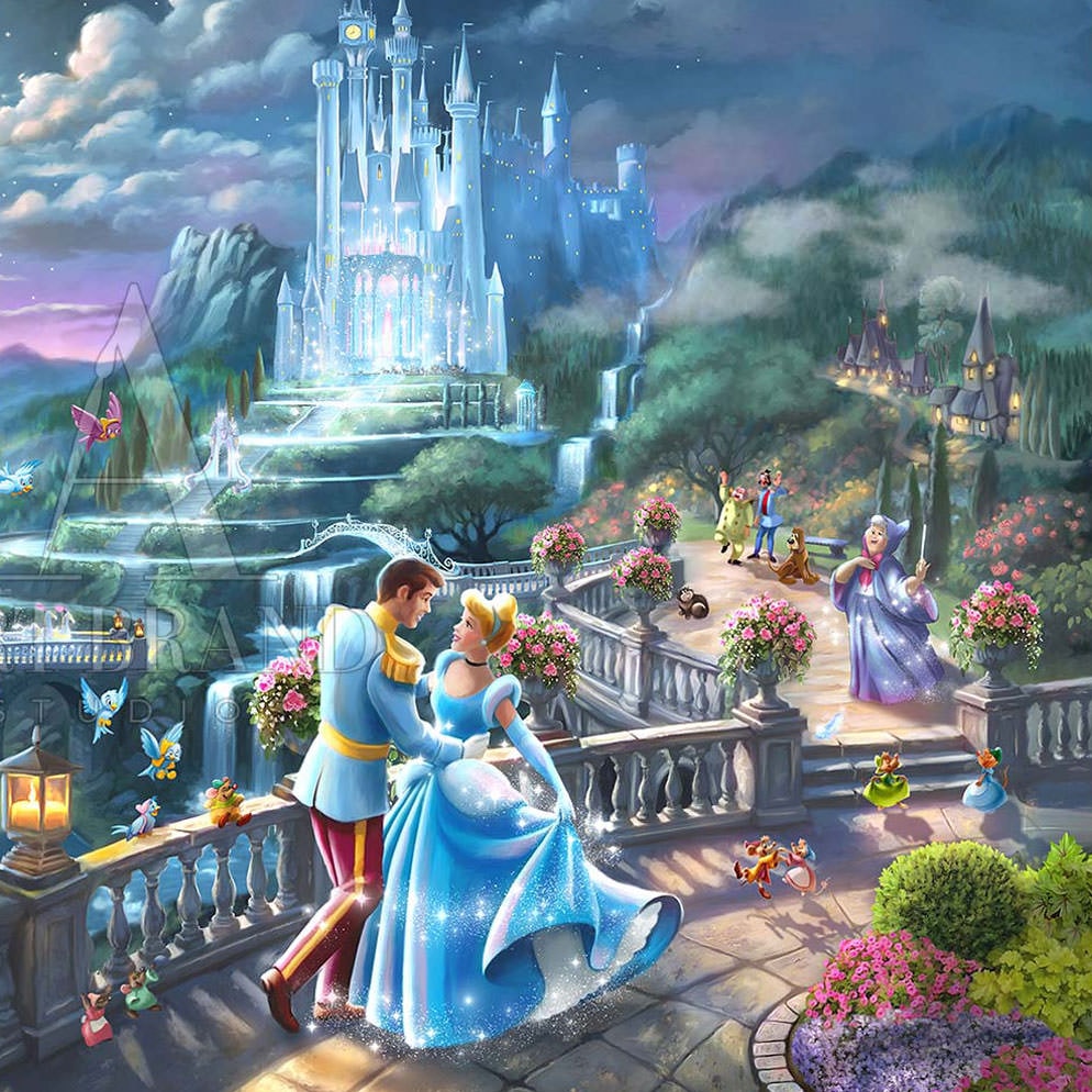 Cinderella - Midnight Stroll Disney & Pixar (Art Print)