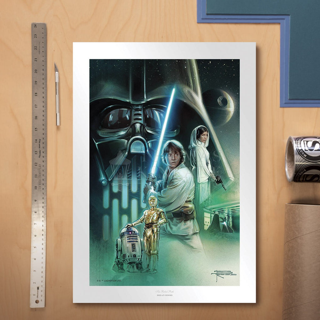 The Rebel's Path Star Wars (Art Print)