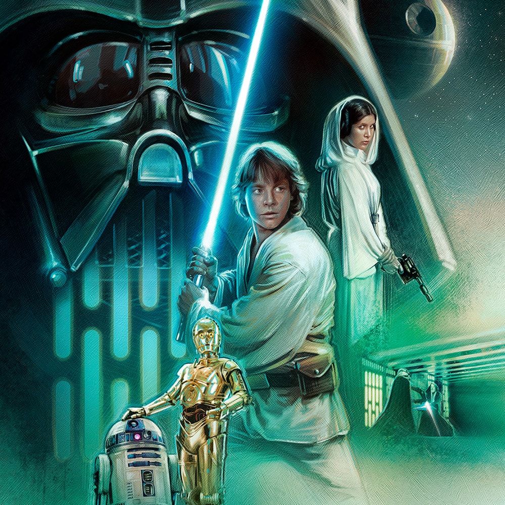The Rebel's Path Star Wars (Art Print)