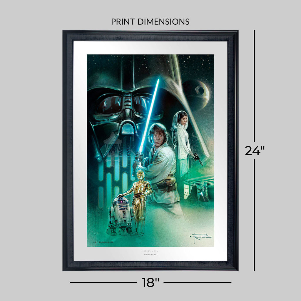 The Rebel's Path Star Wars (Art Print)