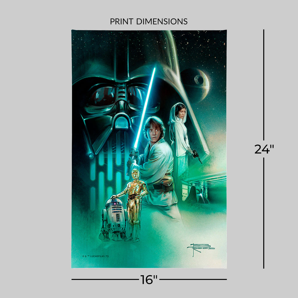 The Rebel's Path Star Wars (Art Print)
