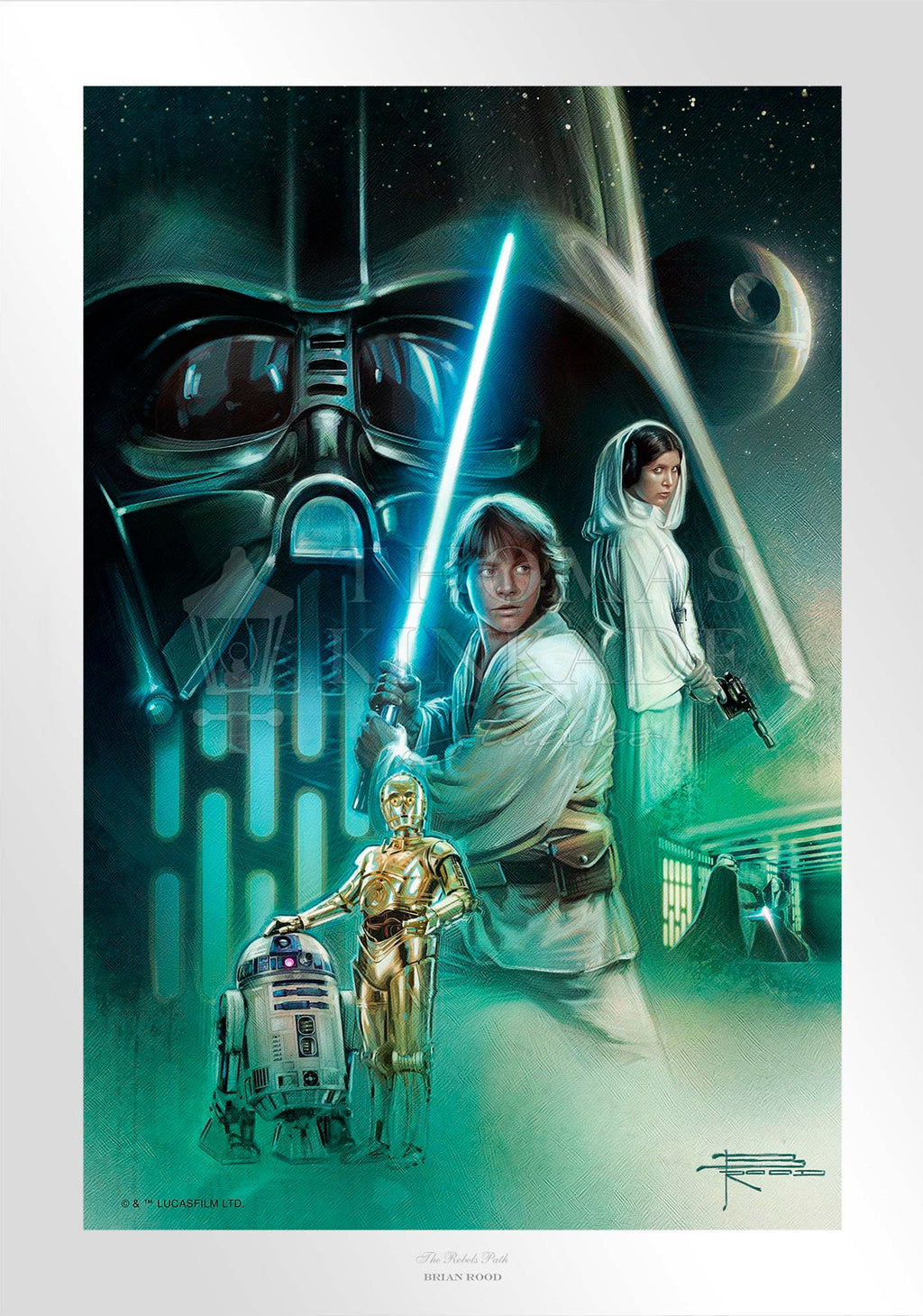 The Rebel's Path Star Wars (Art Print)