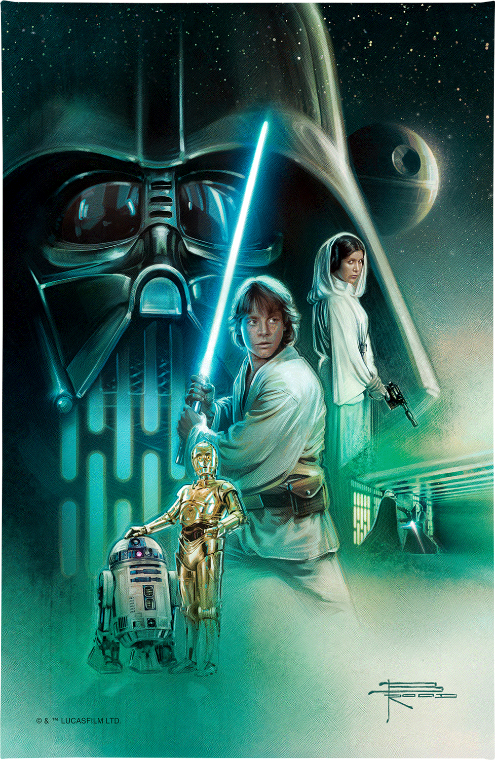 The Rebel's Path Star Wars (Art Print)