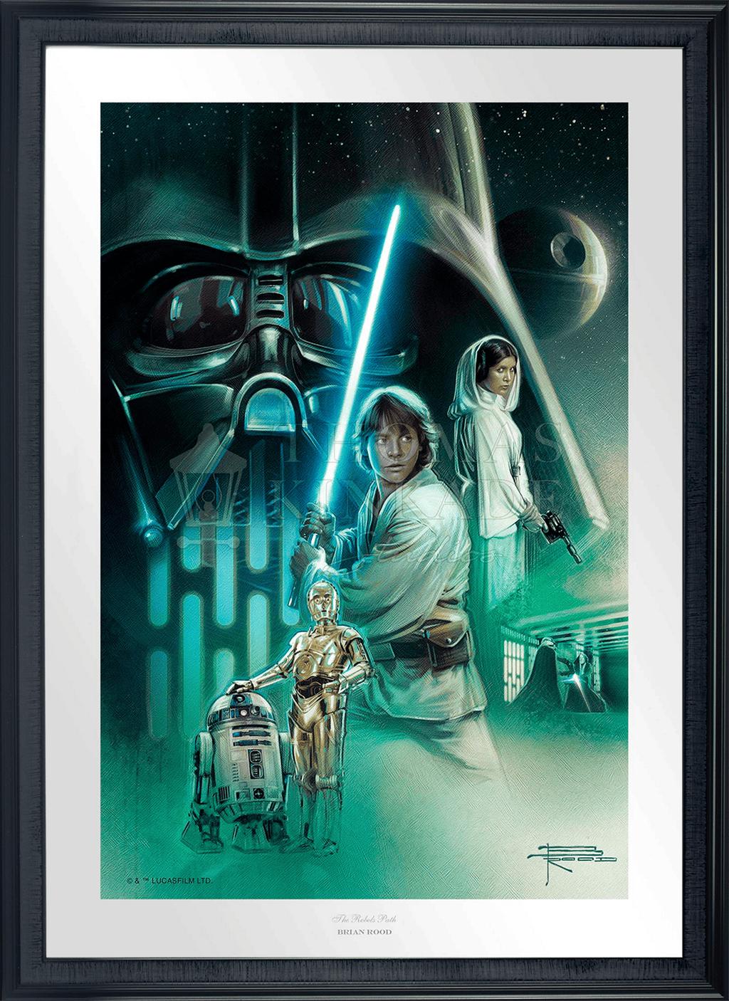The Rebel's Path Star Wars (Art Print)