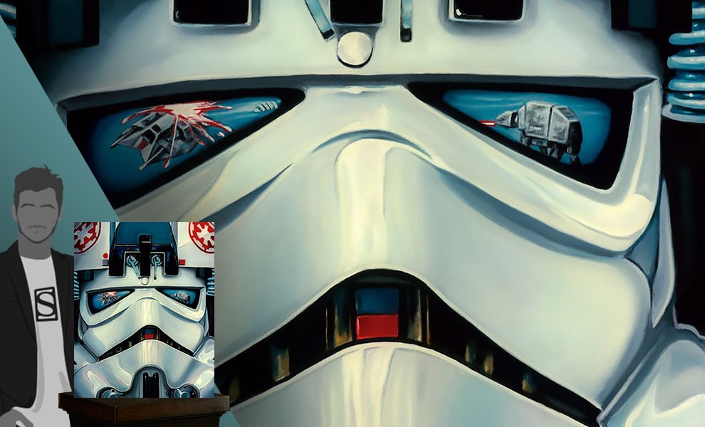 AT-AT Driver Star Wars Stormtrooper (Art Print)