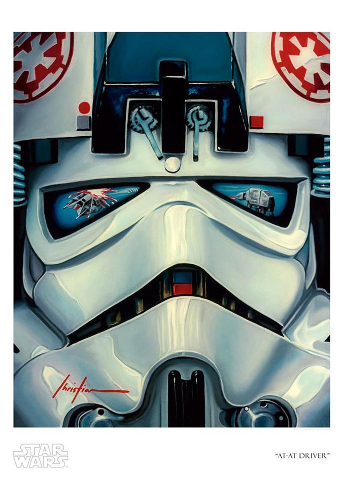 AT-AT Driver Star Wars Stormtrooper (Art Print)