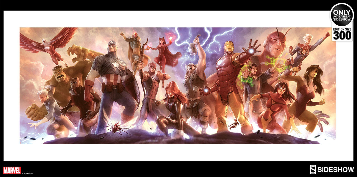 Avengers Assemble Marvel (Art Print)