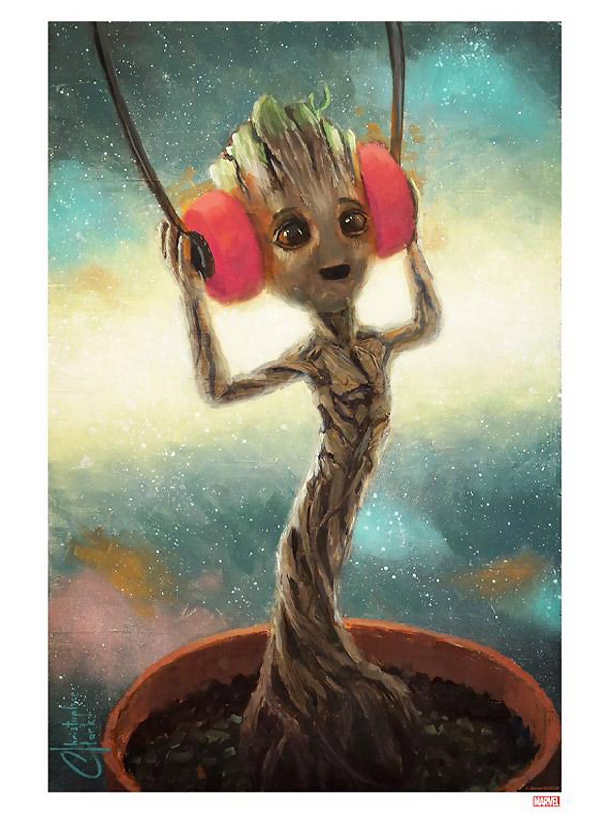 Baby Groot Marvel (Art Print)
