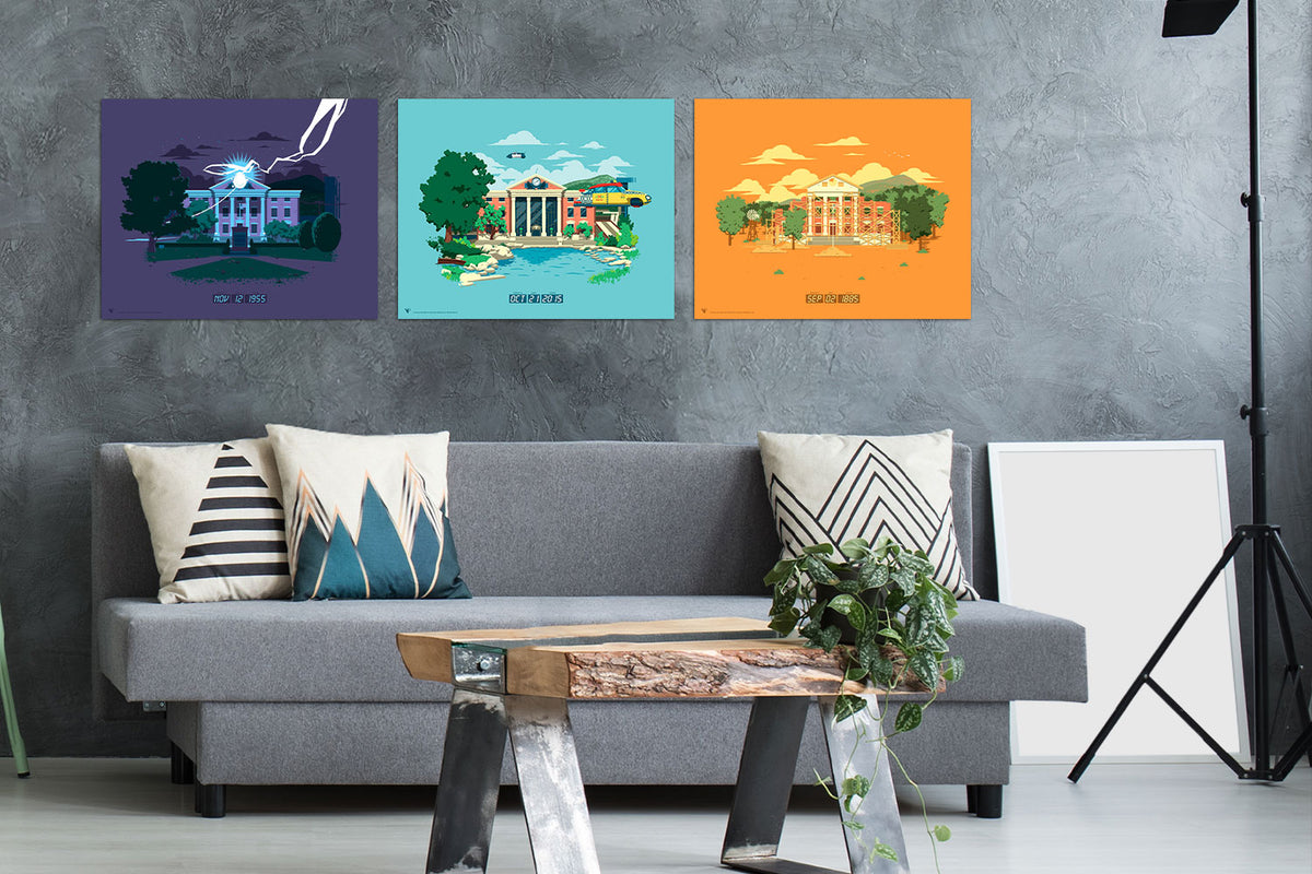 Back to the Future Set (Art Print)
