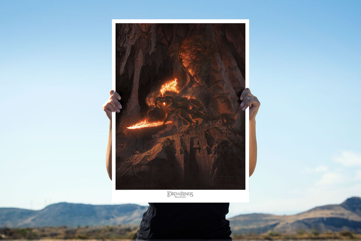 Bane of Durin The Lord of the Rings Balrog (Art Print)