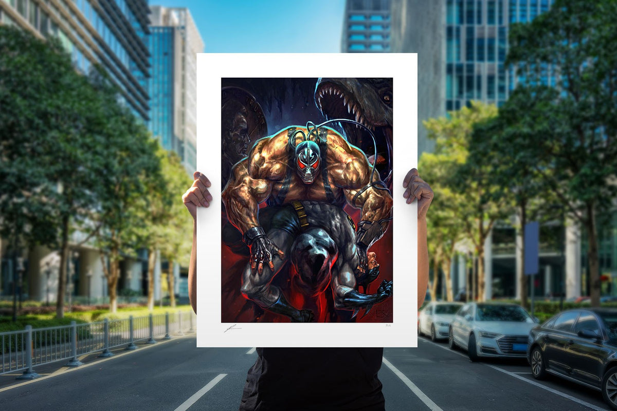 Bane: The Man Who Broke the Bat DC Bane Batman (Art Print)