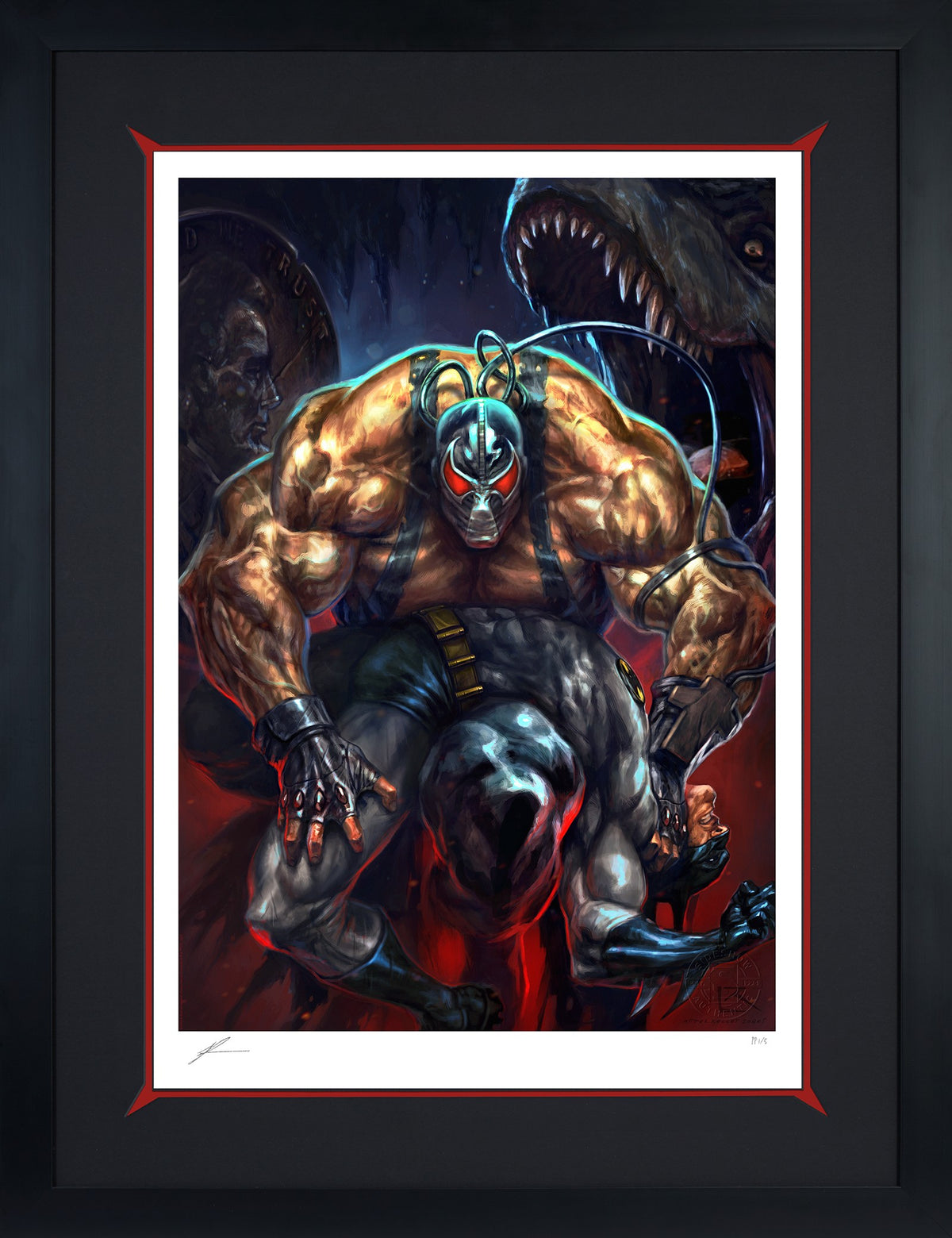 Bane: The Man Who Broke the Bat DC Bane Batman (Art Print)