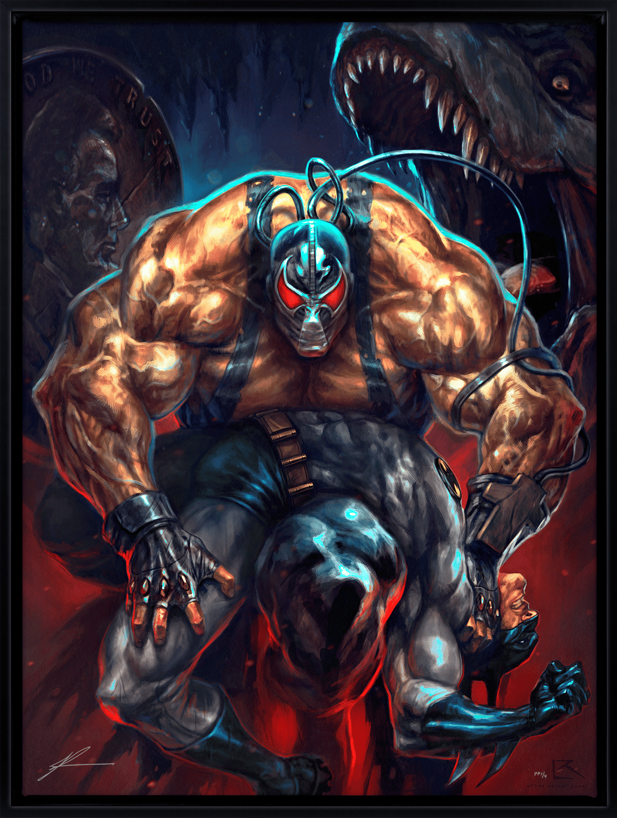 Bane: The Man Who Broke the Bat DC Bane Batman (Art Print)