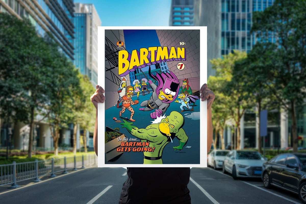Bartman The Simpsons Bart Simpson (Art Print)