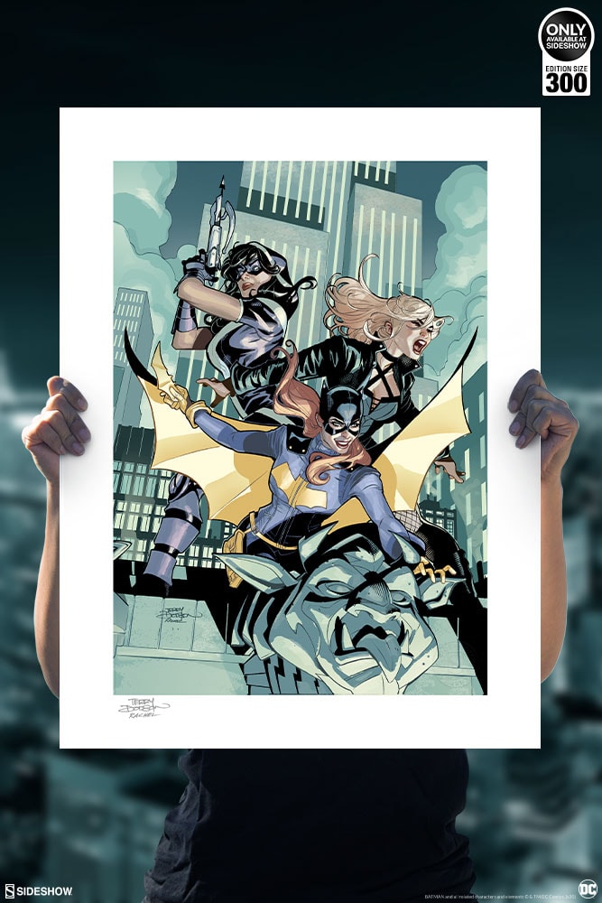 Batgirl & The Birds of Prey DC Batgirl Black Canary Huntress (Art Print)