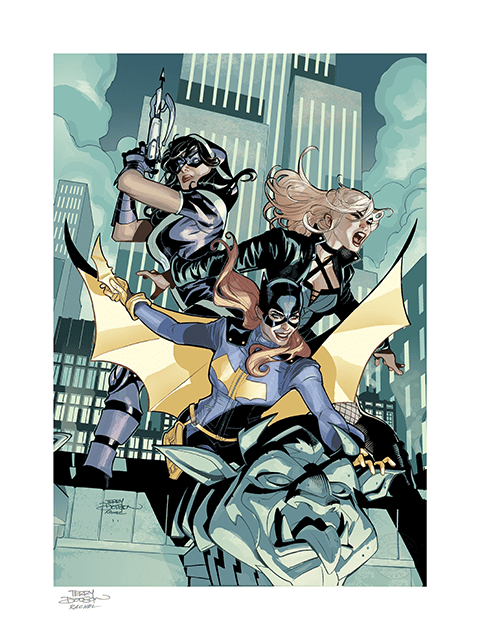 Batgirl & The Birds of Prey DC Batgirl Black Canary Huntress (Art Print)
