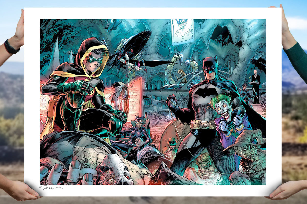 Batman 1000 DC Batman Catwoman The Joker (Art Print)