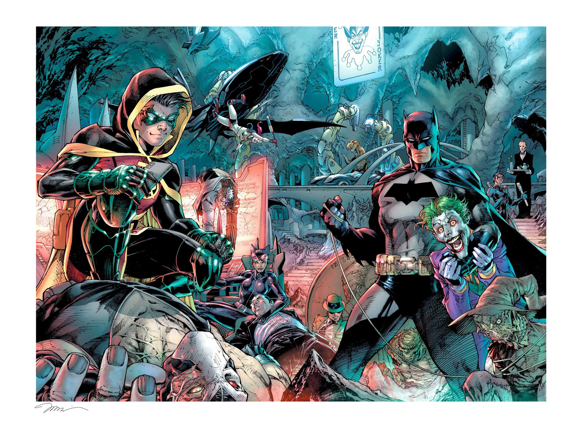 Batman 1000 DC Batman Catwoman The Joker (Art Print)