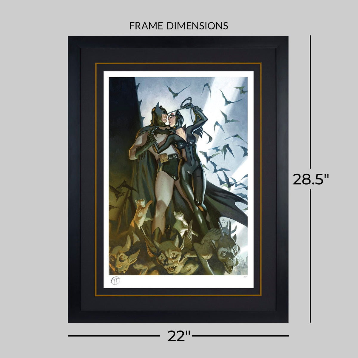 Batman & Catwoman DC (Art Print)