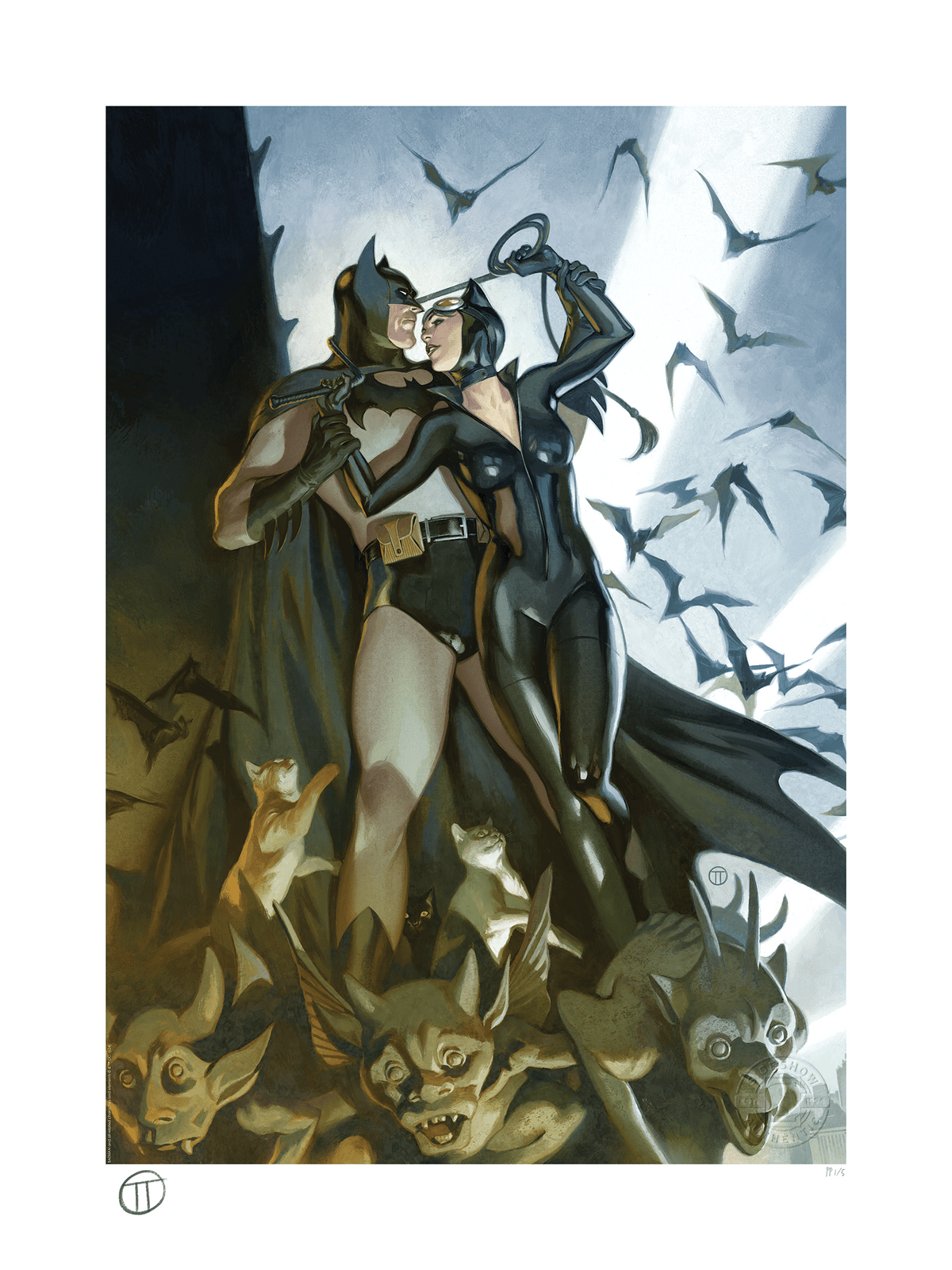 Batman & Catwoman DC (Art Print)